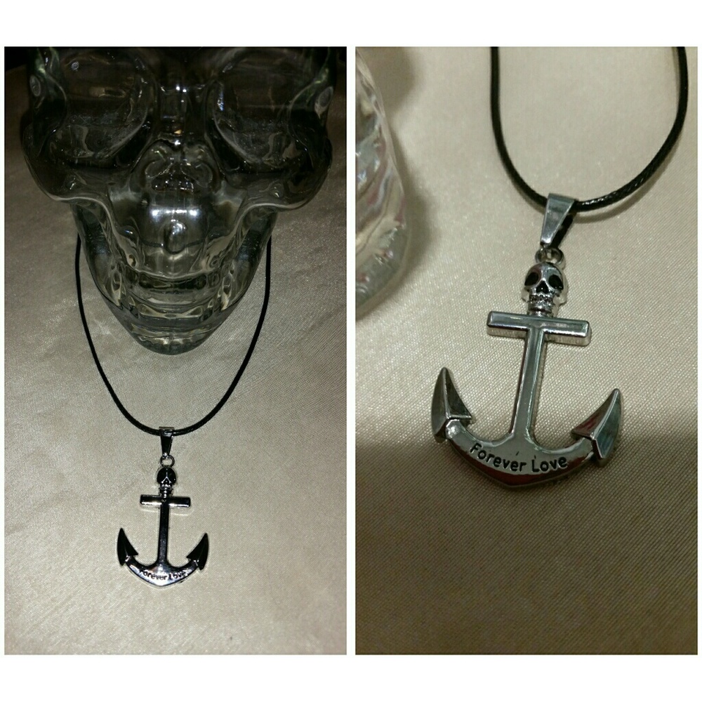 ☆ Skull forever love necklace.☆